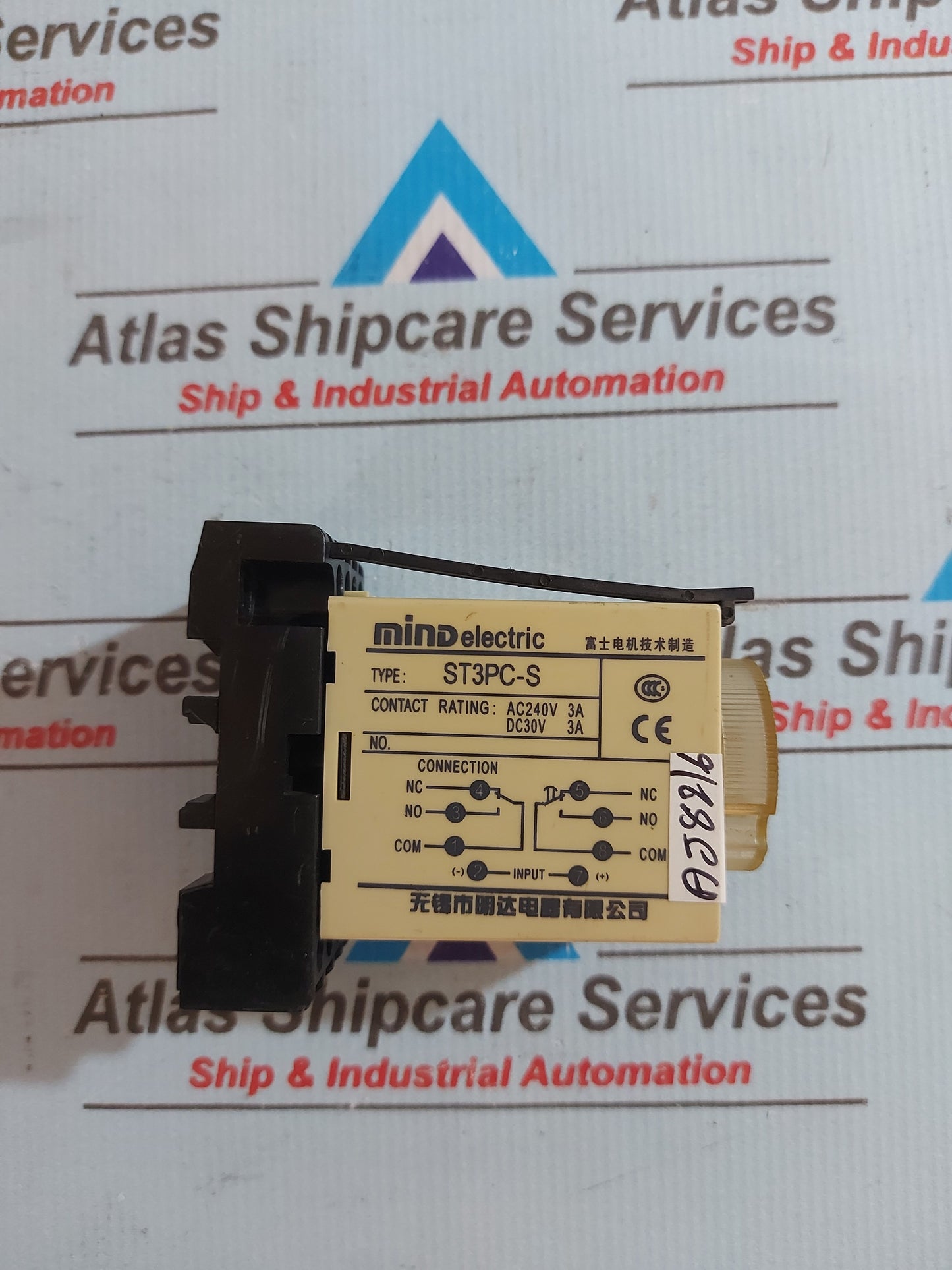 MIND ELECTRIC ST3PC-S TIME RELAY 0-60 Sec