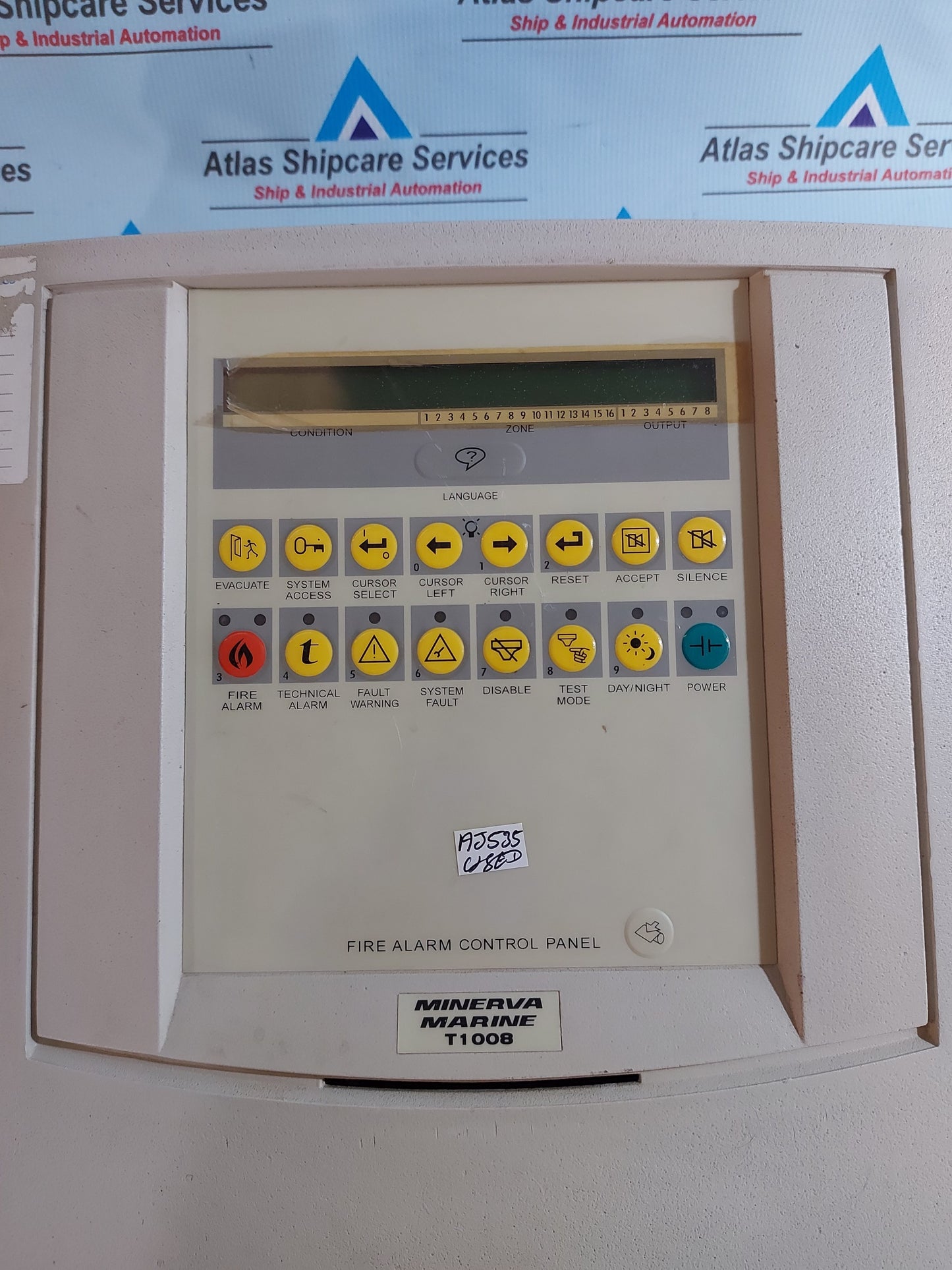 MINERVA MARINE T1008 FIRE ALARM CONTROL PANEL