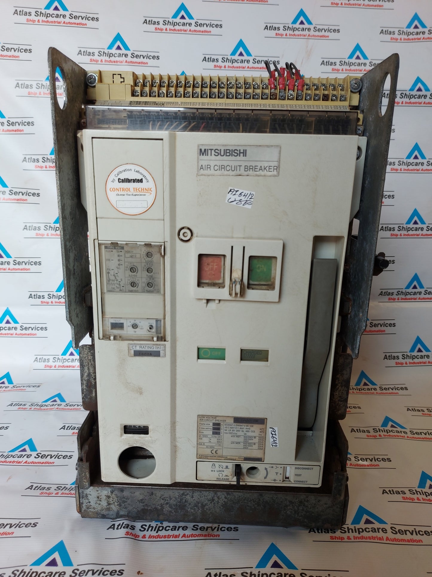 MITSUBISHI AE1600-SW LOW VOLTAGE AIR CIRCUIT BREAKER