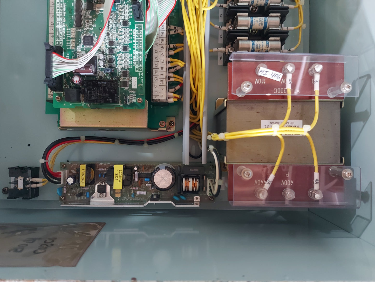 MITSUBISHI KAKOKI KAISHA A-1004348 HEAVY FUEL OIL PURIFIER AUTO CONT PANEL