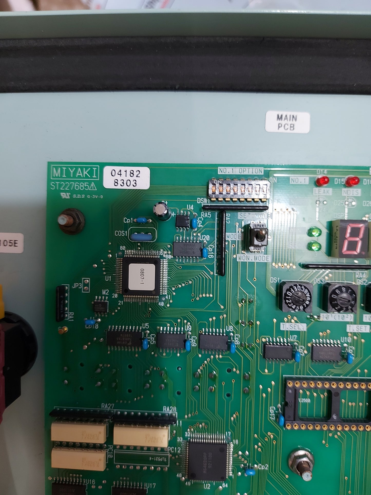 MITSUBISHI KAKOKI KAISHA GBC-1-TR CONTROL PANEL O.LUBRICANT SEPARATOR AUTO CONT PANEL