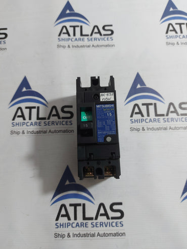 MITSUBISHI NF30-SP NO-FUSE BREAKER 2 POLE 15A