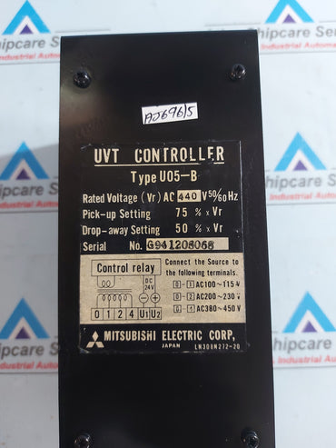 MITSUBISHI U05-B UVT CONTROLLER 440V 50/60Hz