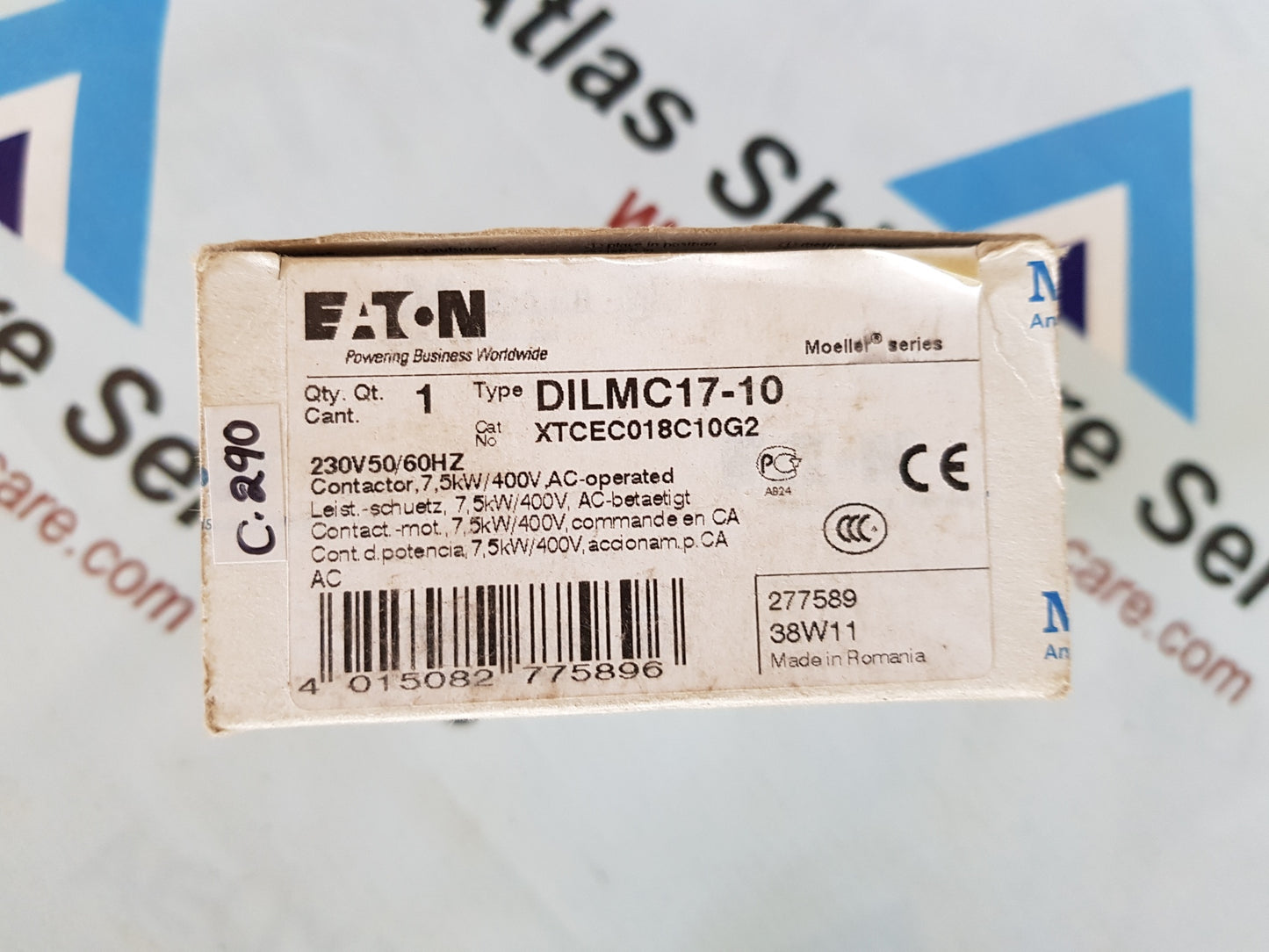 MOELLER EATON DILMC17-10 CONTACTOR