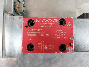 MOOG D920-132 SERVO PROPORTIONAL VALVE R08KB930HXYX REV.C