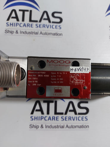 MOOG FRAMO D635-606B HYDRAULIC SERVO VALVE 300 BAR