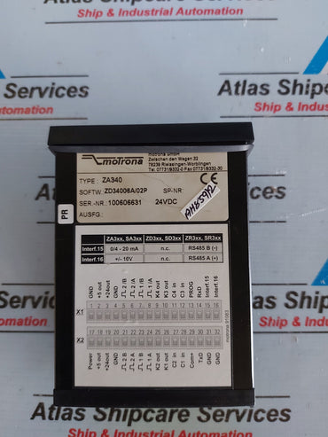 MOTRONA ZA340 DIFFERENTIAL-COUNTER 6 DIGIT WITH ANALOG OUTPUT