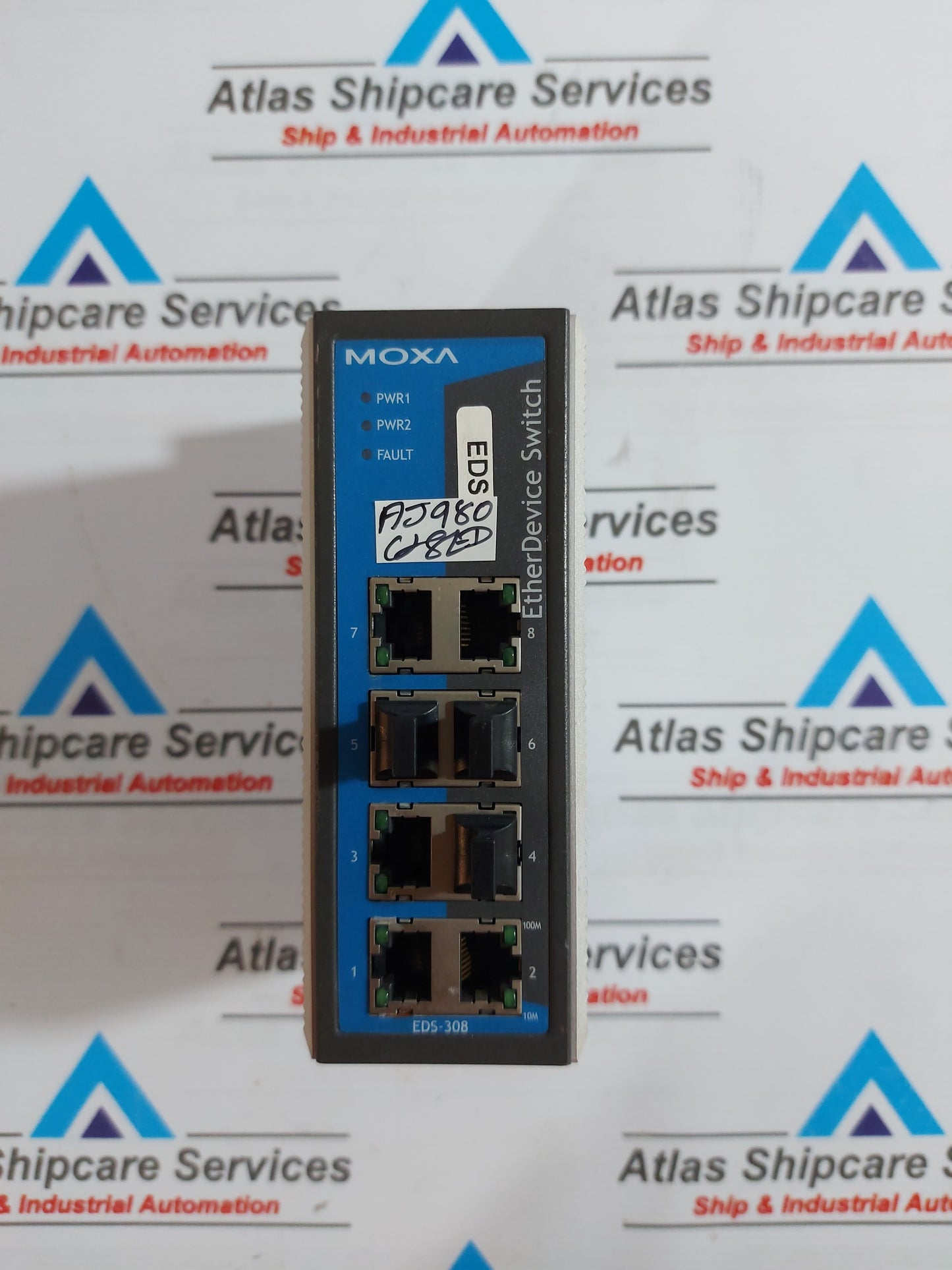 MOXA EDS-308 INDUSTRIAL ETHERNET SWITCH WITH 8 PORTS