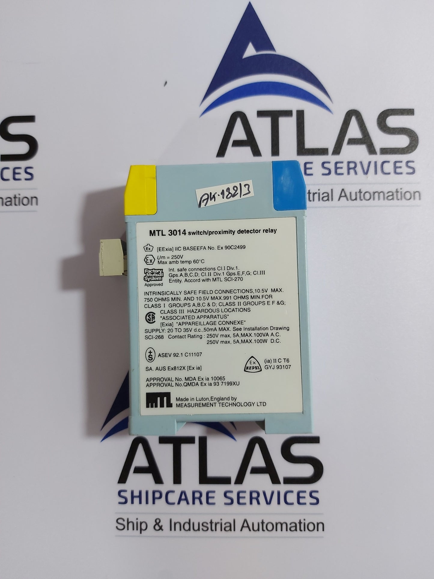 MTL 3014 SWITCH/PROXIMITY DETECTOR RELAY