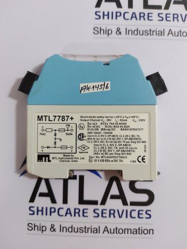 MTL INSTRUMENTS MTL7787+ SHUNT-DIODE BARRIER