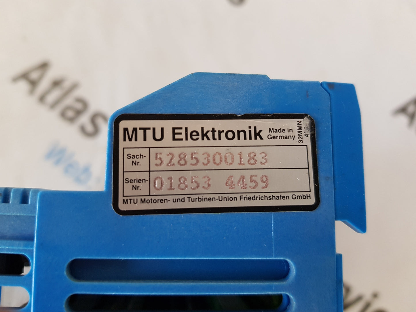 MTU ELEKTRONIK 5285300183 MODULE