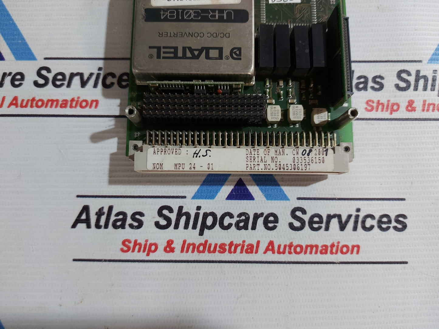 MTU ELEKTRONIK MPU 2401 MAIN PROCESSOR UNIT