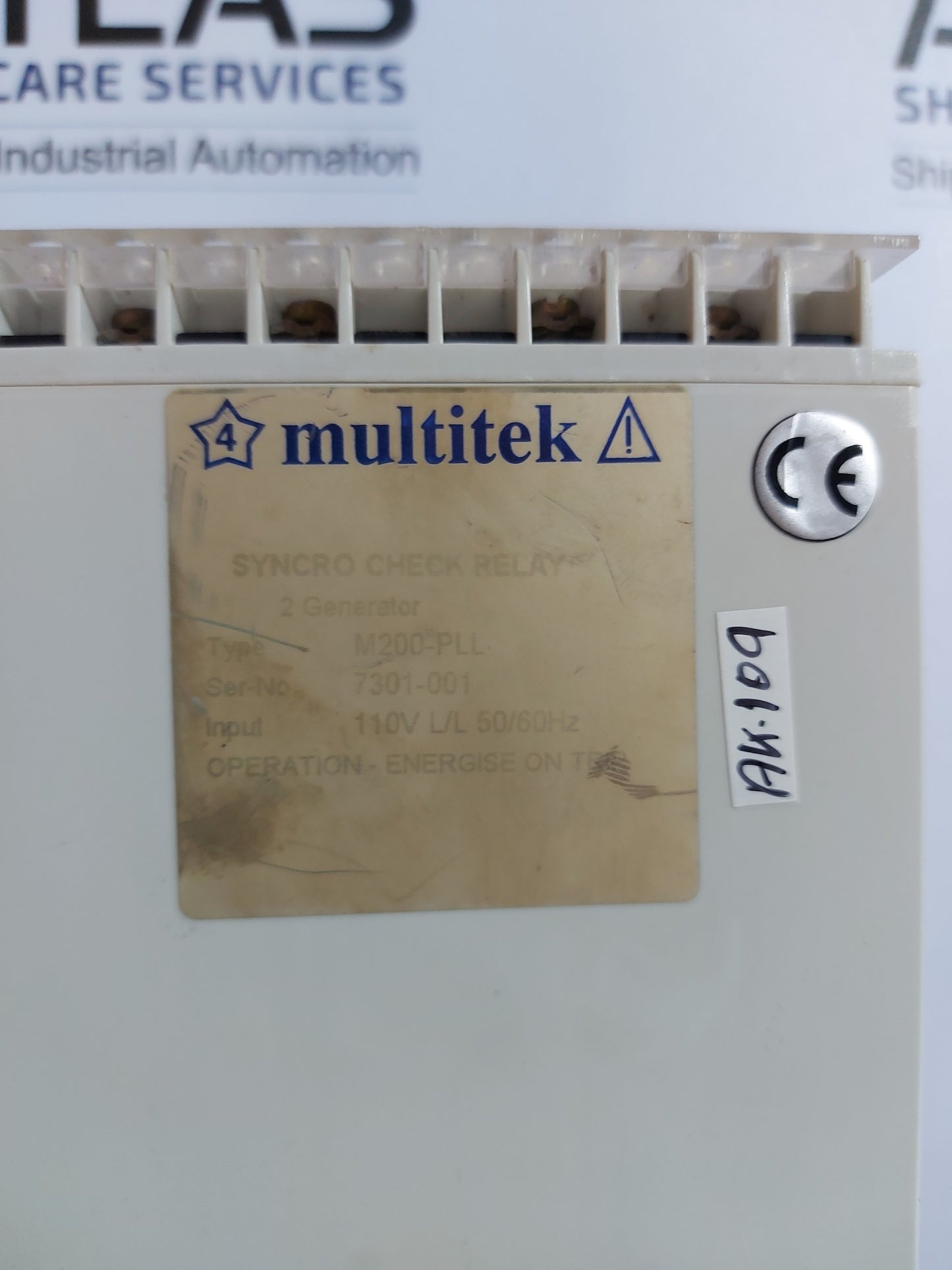 MULTITEK M200-PLL SYNCHRO CHECK RELAY 110V L/L 50/60Hz