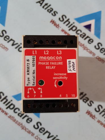 Megacon KRM72 5 Phase Failure Relay