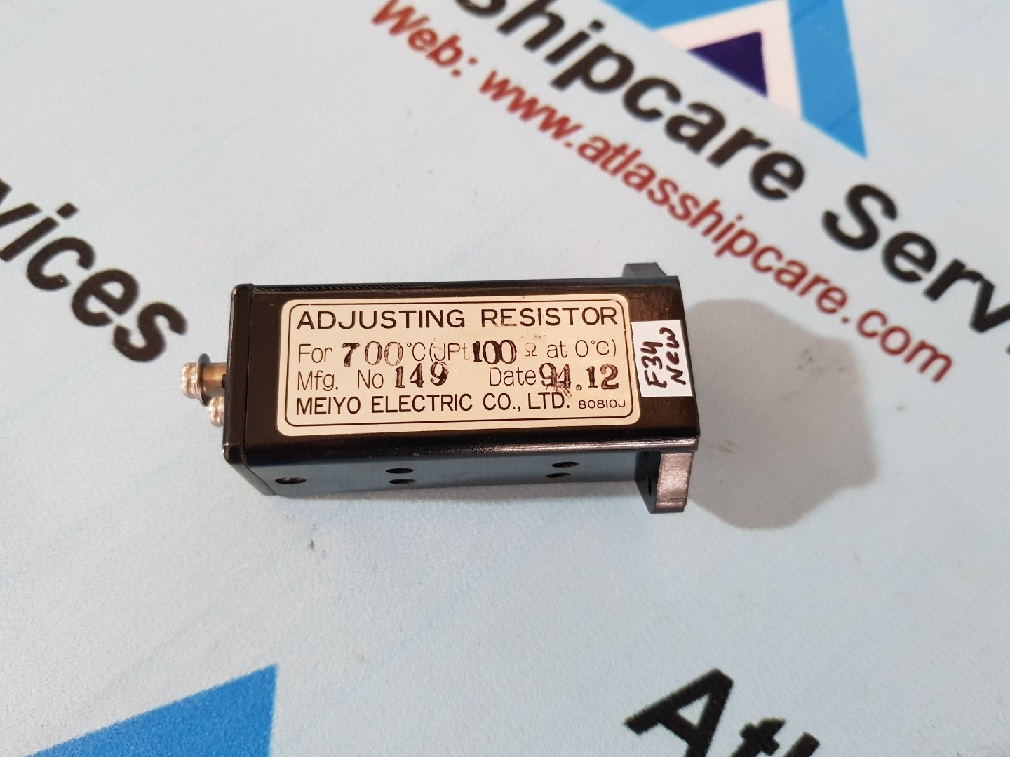 Meiyo Electric 700'C (JPt100 Ohm At 0'C) Adjusting Resistor