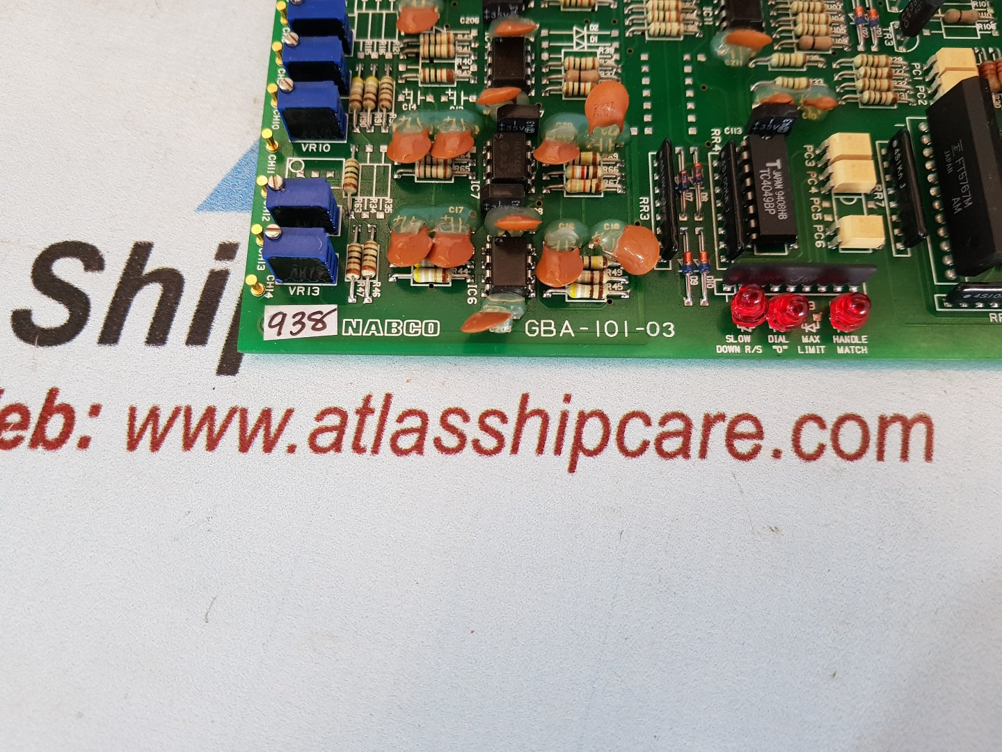 NABCO GBA-101-03 PCB CIRCUIT BOARD 885 73745060