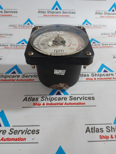 NABCO KWA-110 RPM METER 120-0-120 RPM