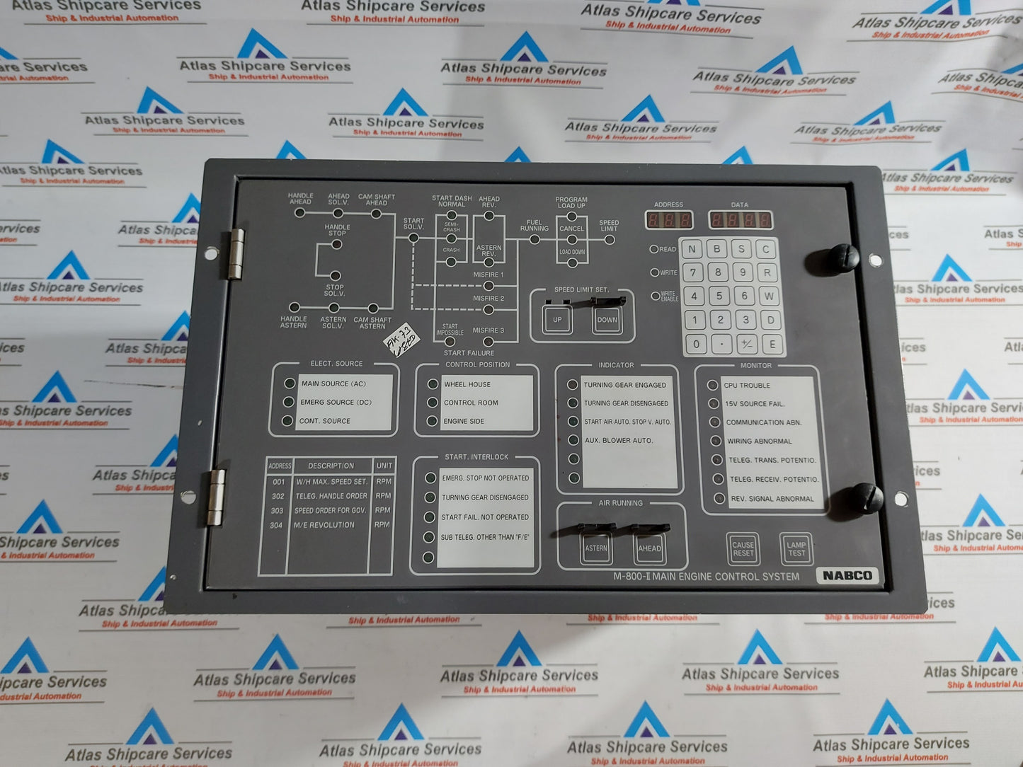 NABCO M-800-II MAIN ENGINE CONTROL SYSTEM