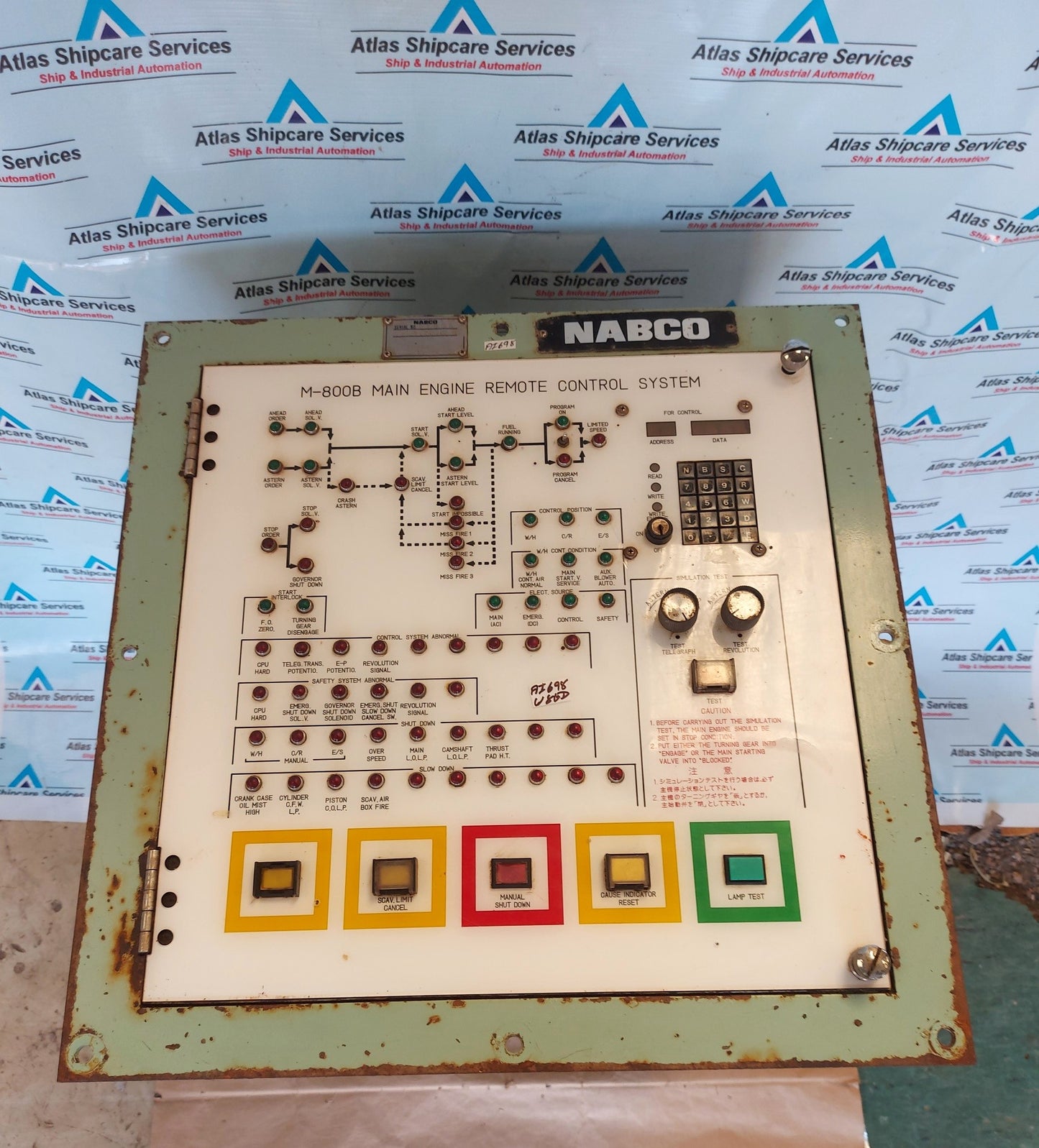 NABCO M-800B MAIN ENGINE REMOTE CONTROL SYSTEM