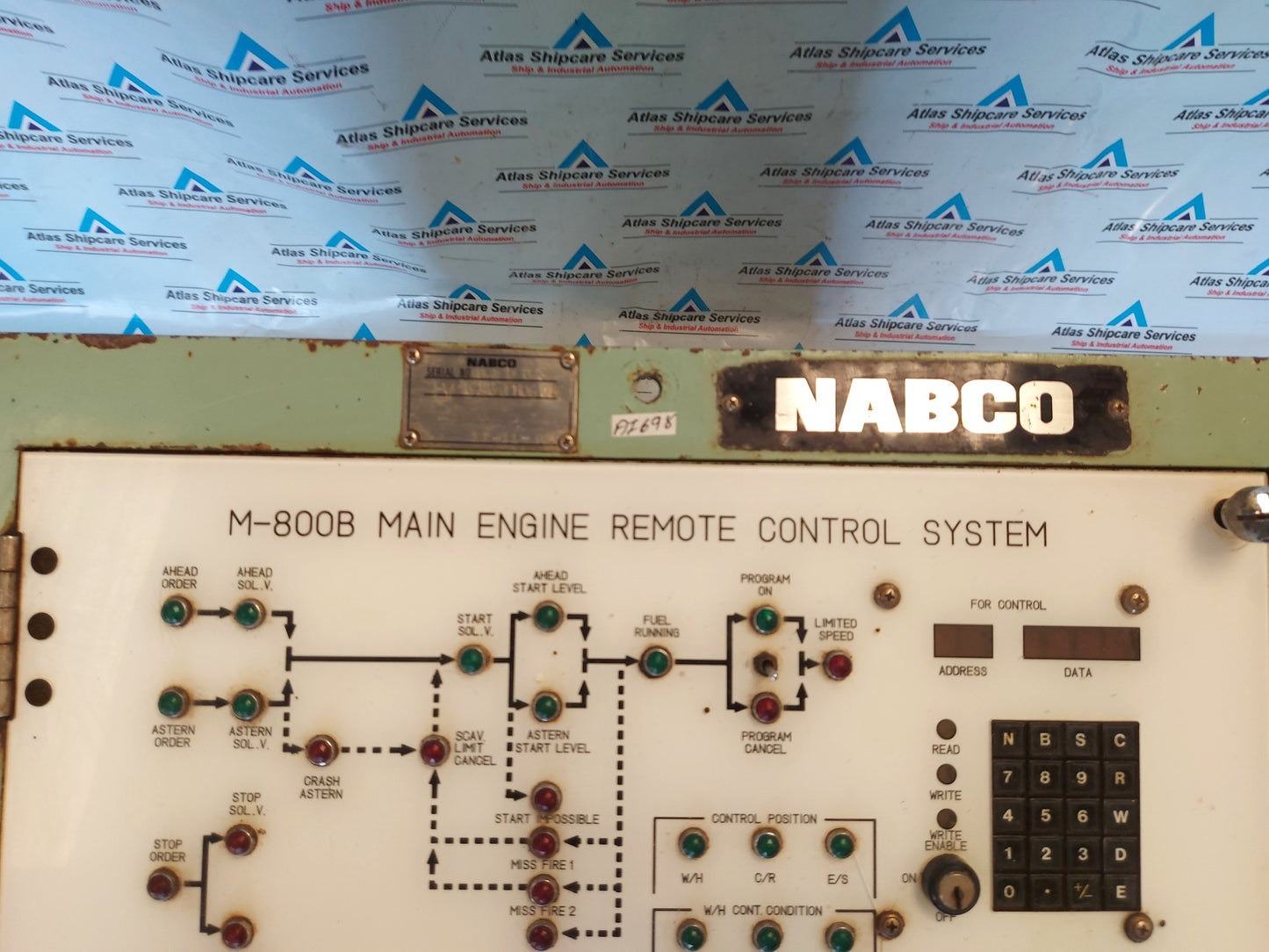 NABCO M-800B MAIN ENGINE REMOTE CONTROL SYSTEM