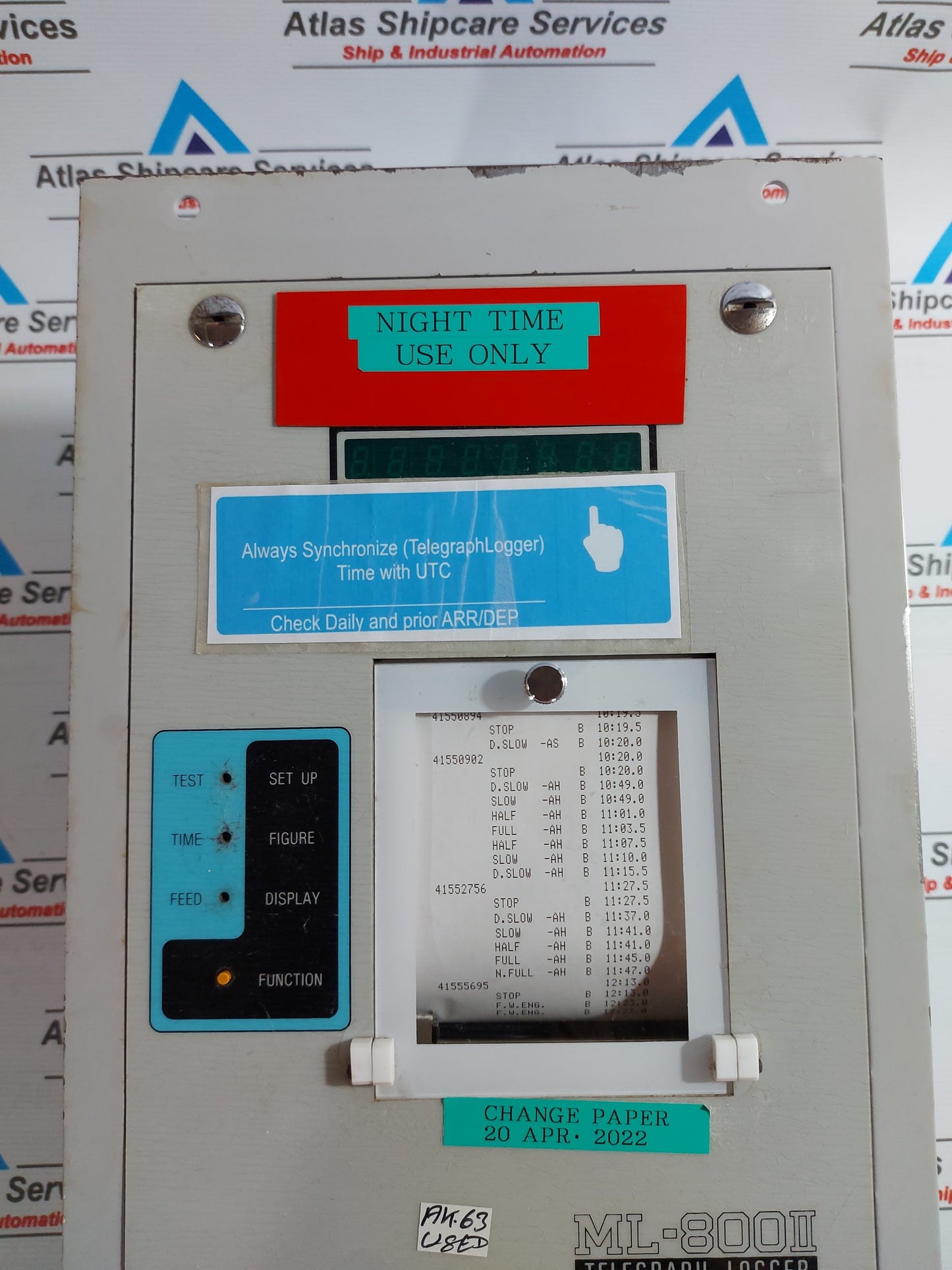 NABCO ML-800II TELEGRAPH LOGGER
