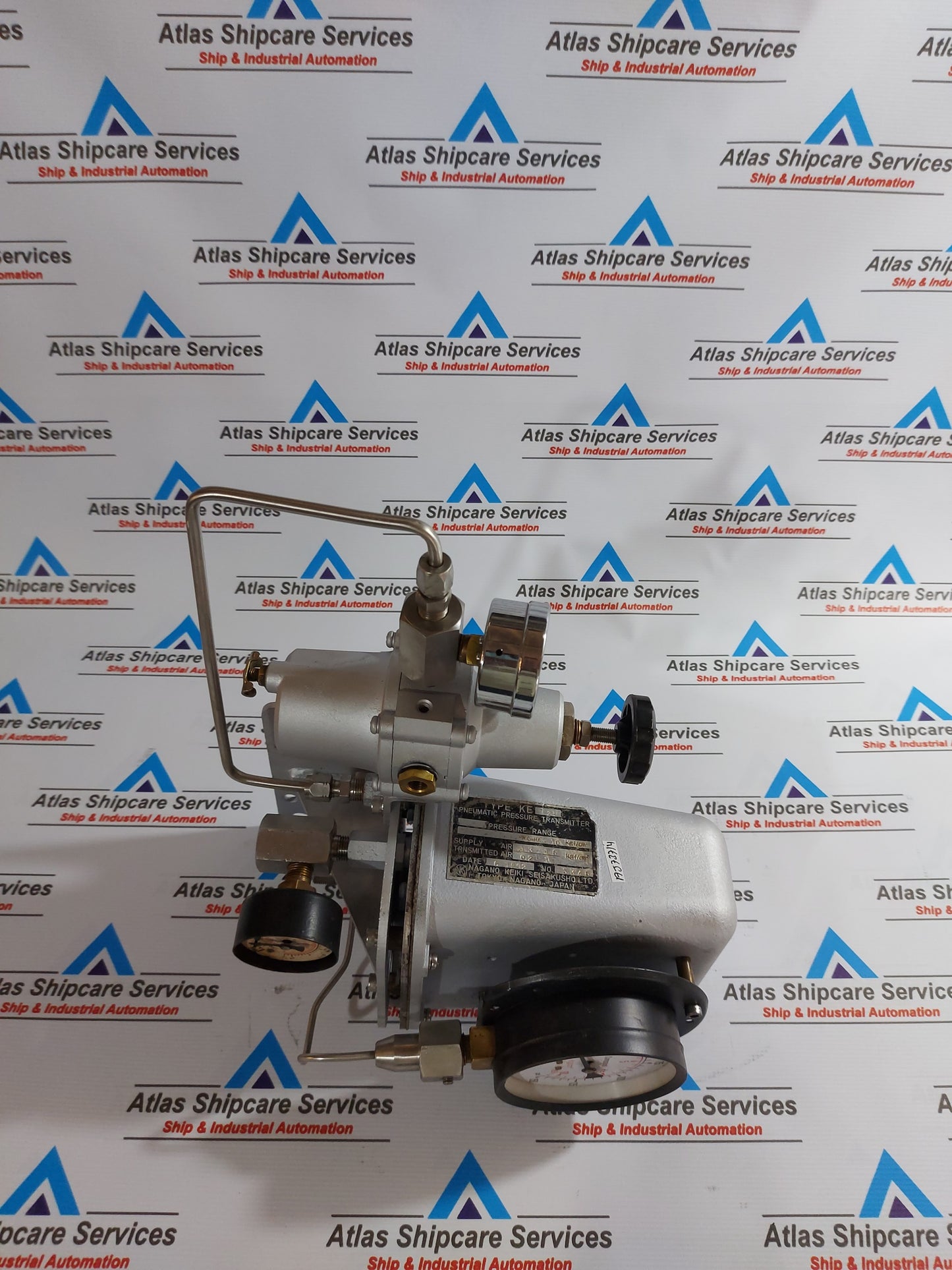 NAGANO KEIKI KE21 PNEUMATIC PRESSURE TRANSMITTER 76 CmHg - 10 Kgf/Cm2