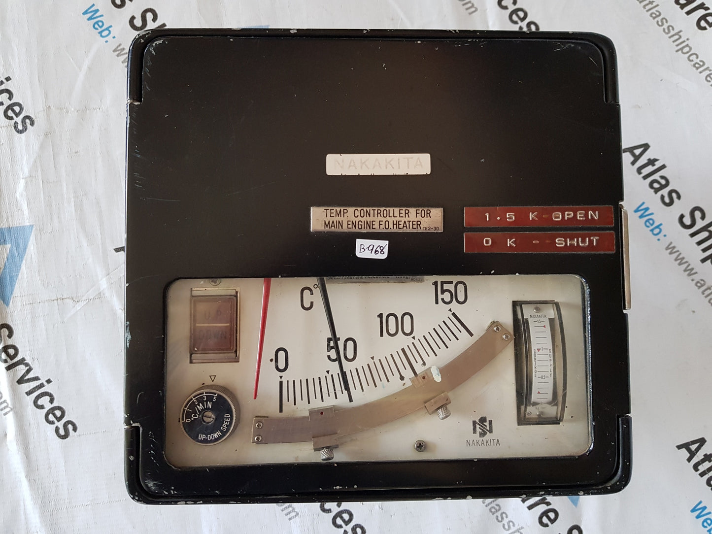 NAKAKITA SEISAKUSHO TEMP. CONTROLLER FOR MAIN ENGINE F.O. HEATER