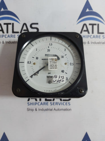 NANIWA-EU PRESSURE METER GAUGE 3 Kfg/cm2 - 40 Psi