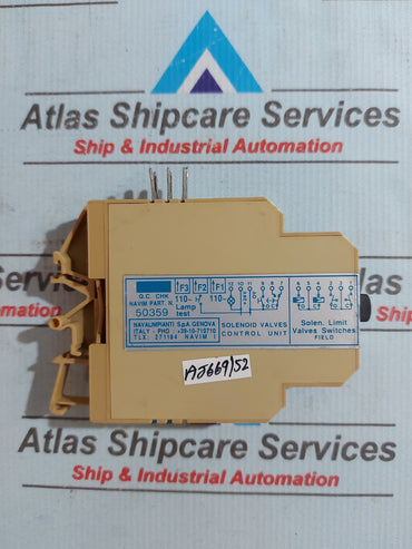 NAVALIMPIANTI 50359 SOLENOID VALVE CONTROL UNIT