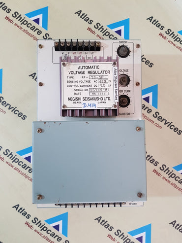 NEGISHI SEISAKUSHO RP-7.5-SP AUTOMATIC VOLTAGE REGULATOR