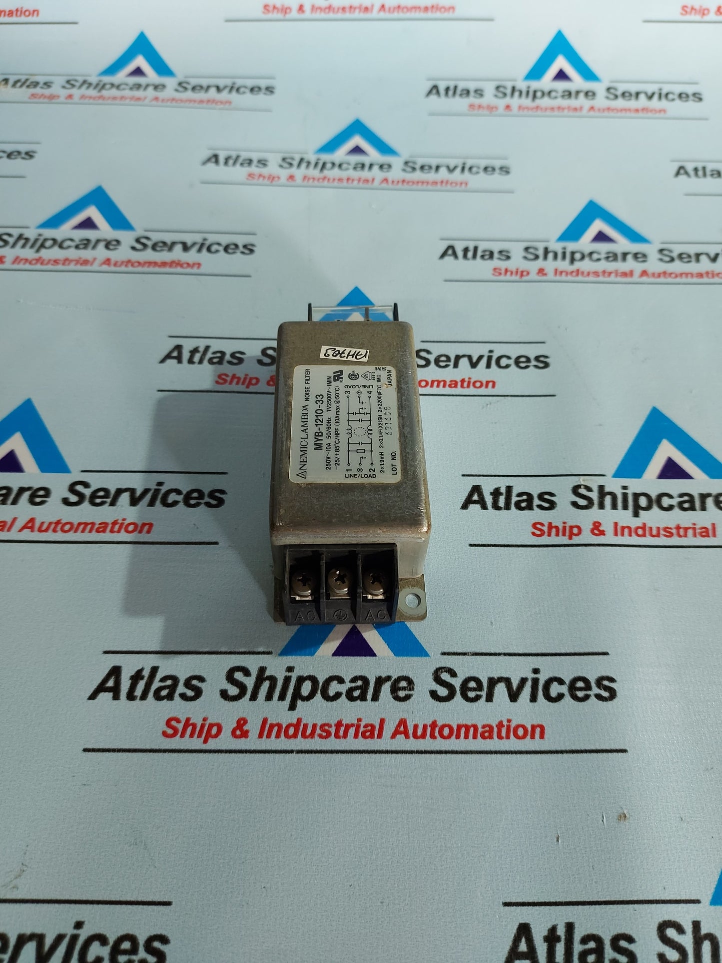 NEMIC-LAMBDA MYB-1210-33 NOISE FILTER 250V~10A