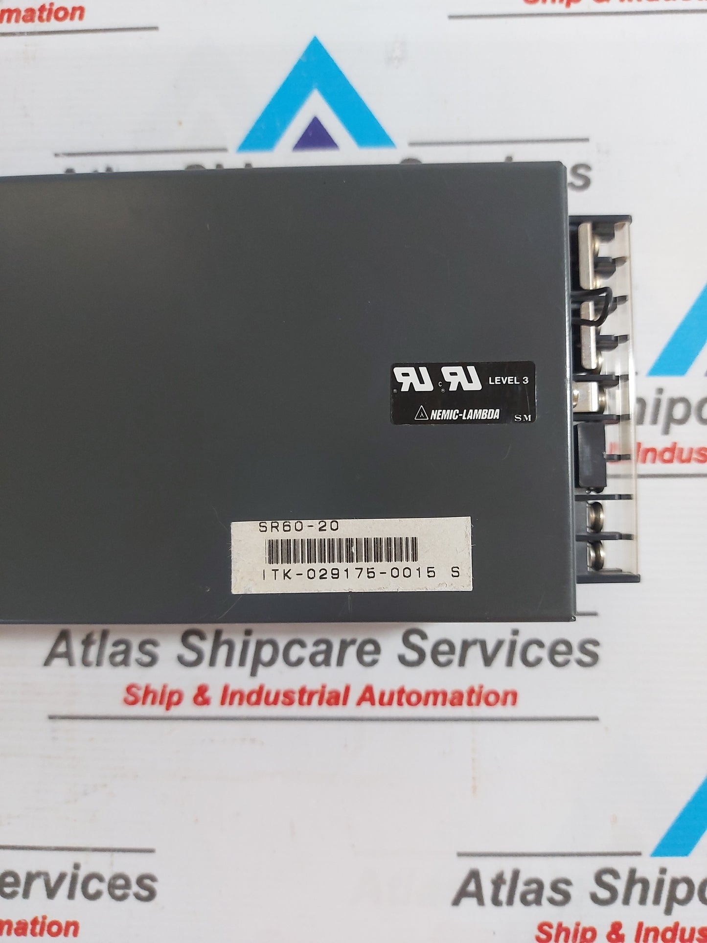 NEMIC-LAMBDA SR60-20 POWER SUPPLY ITK-029175-0015
