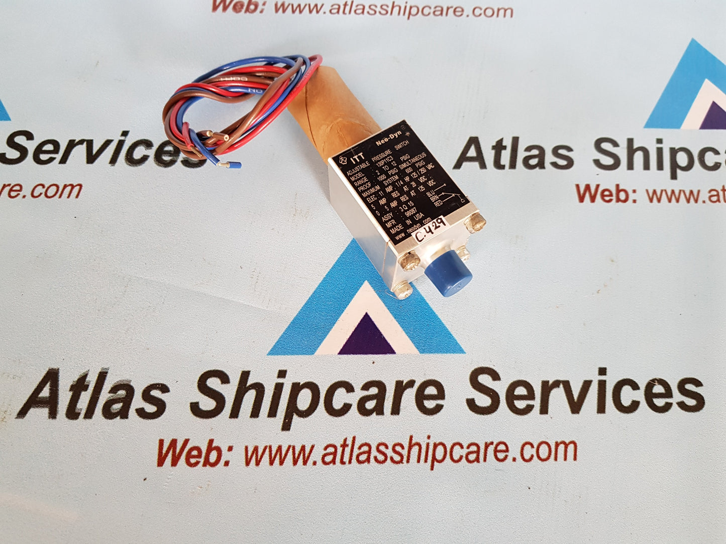 NEO-DYN 130P11C3 ADJUSTABLE PRESSURE SWITCH