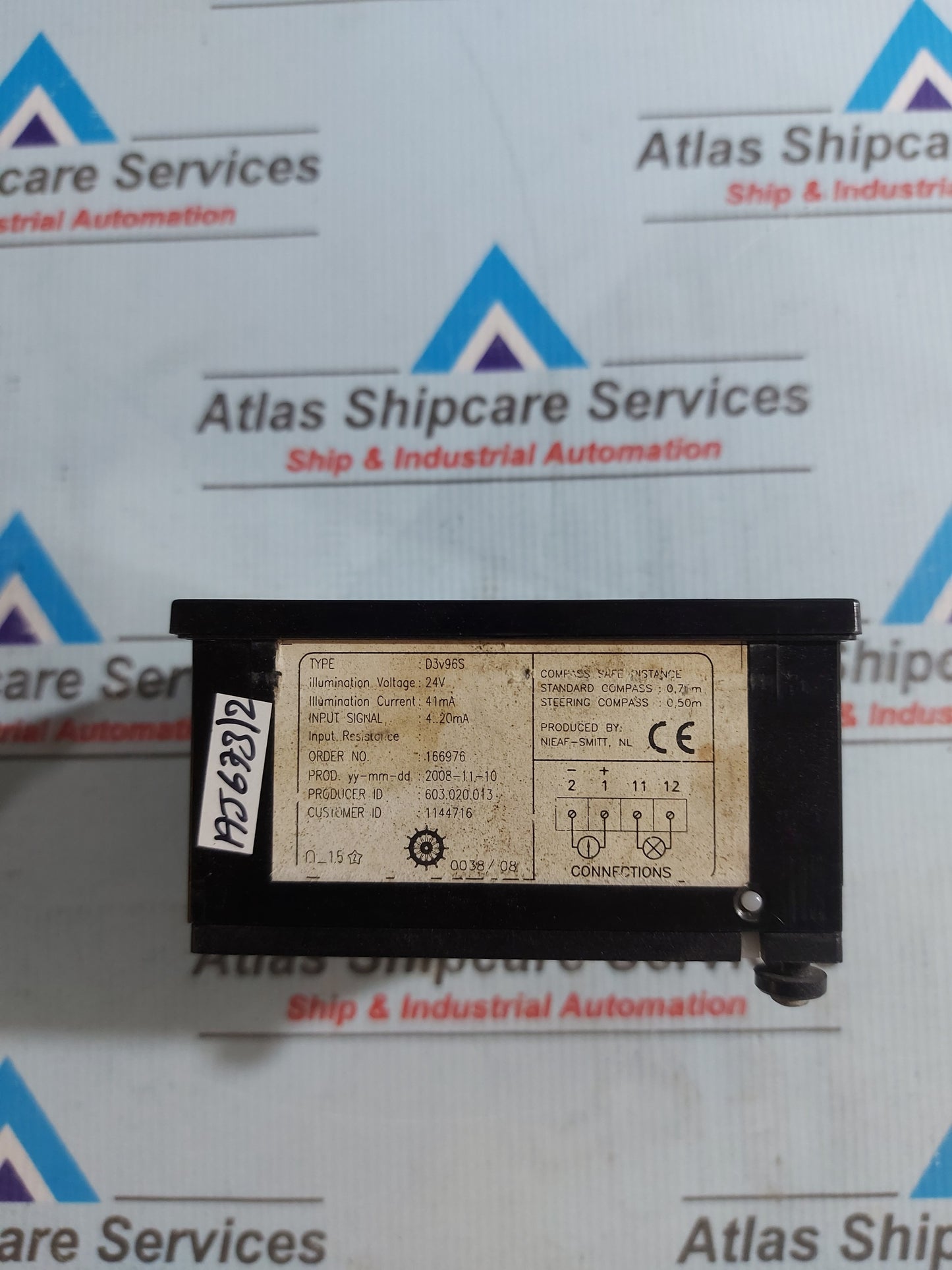 NIEAF MEASURING D3v96S PITCH INDICATOR 24V
