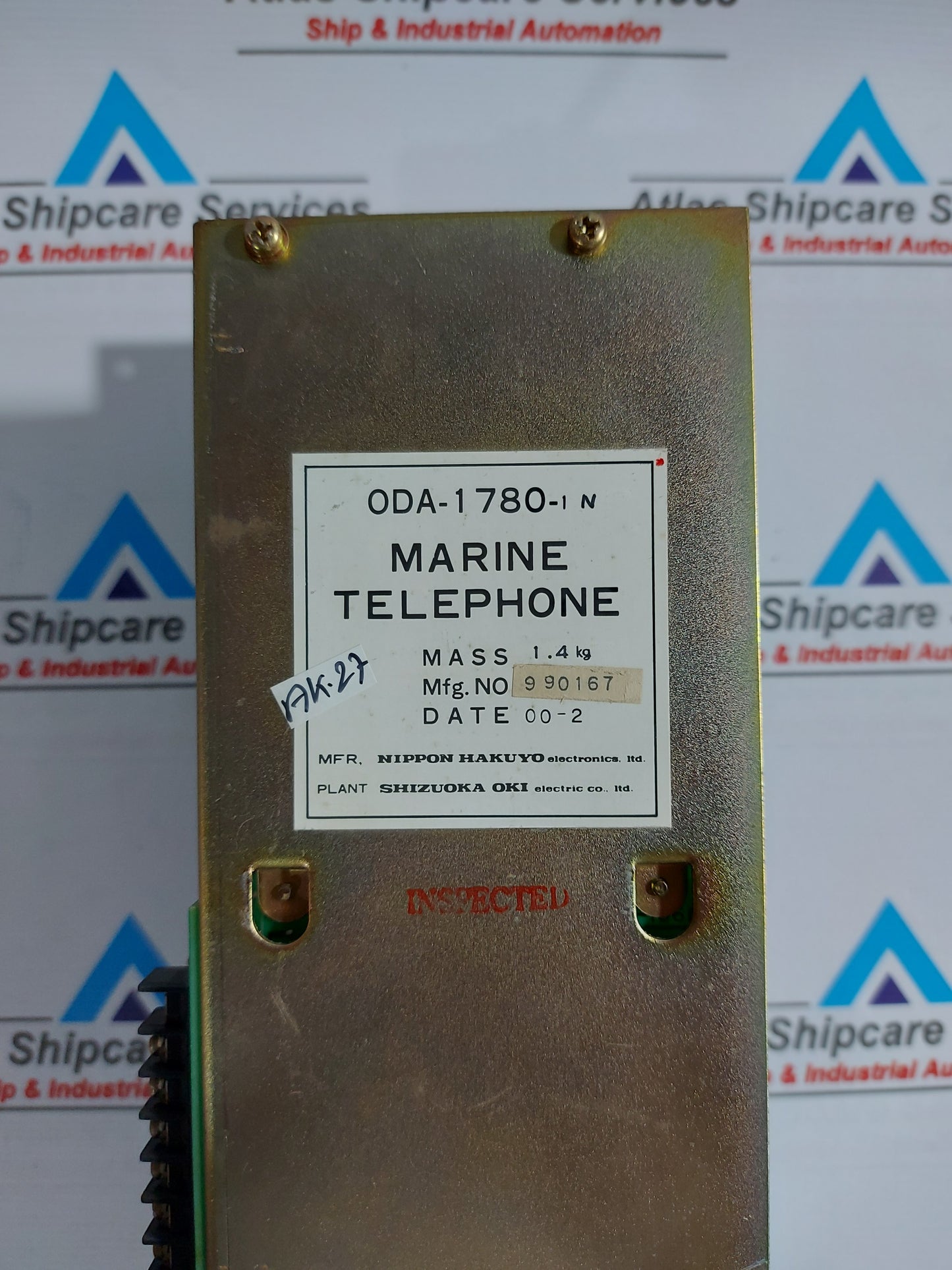 NIPPON HAKUYO ODA-1780-1N MARINE TELEPHONE