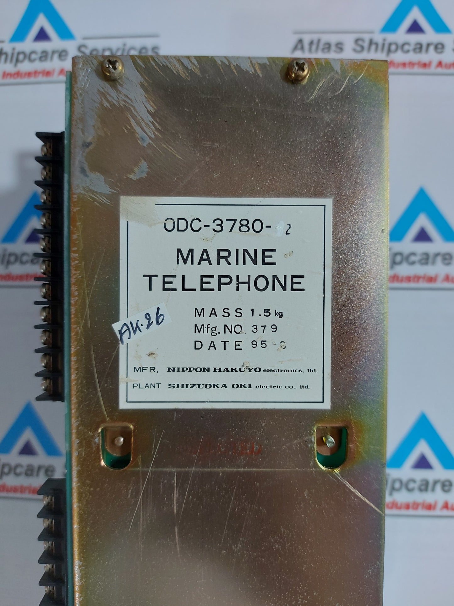 NIPPON HAKUYO ODC-3780-2 MARINE TELEPHONE