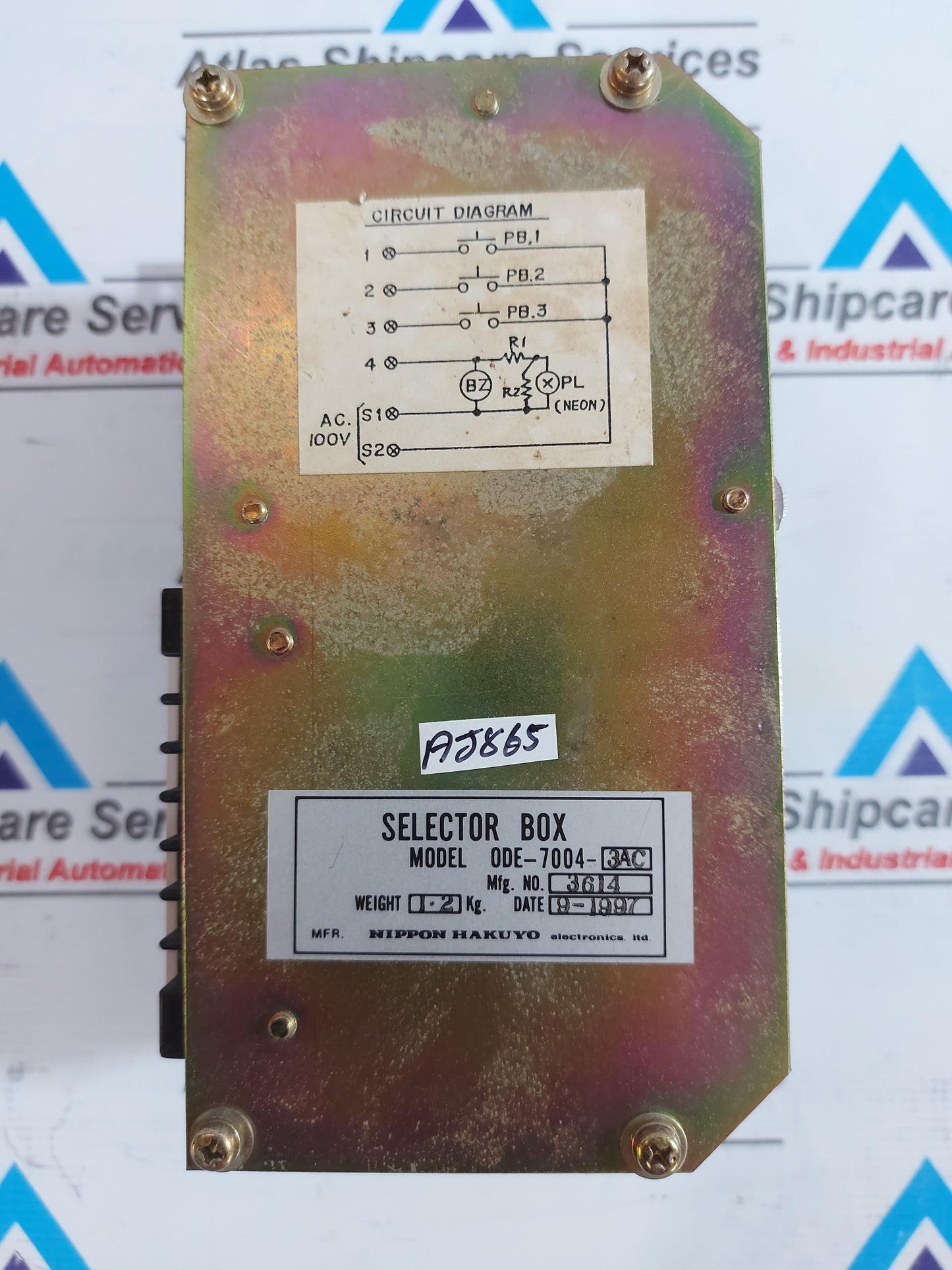NIPPON ODE-7004-3AC SELECTOR BOX
