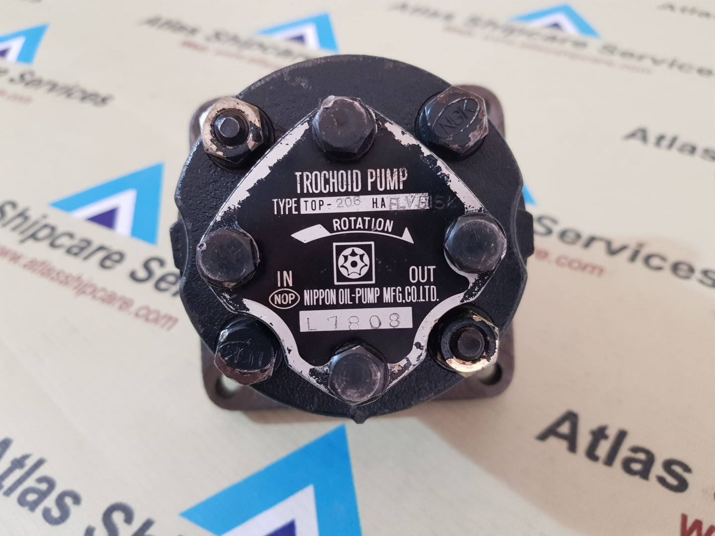 NIPPON OIL-PUMP TOP-206 HAFLVE 15V TROCHOID PUMP