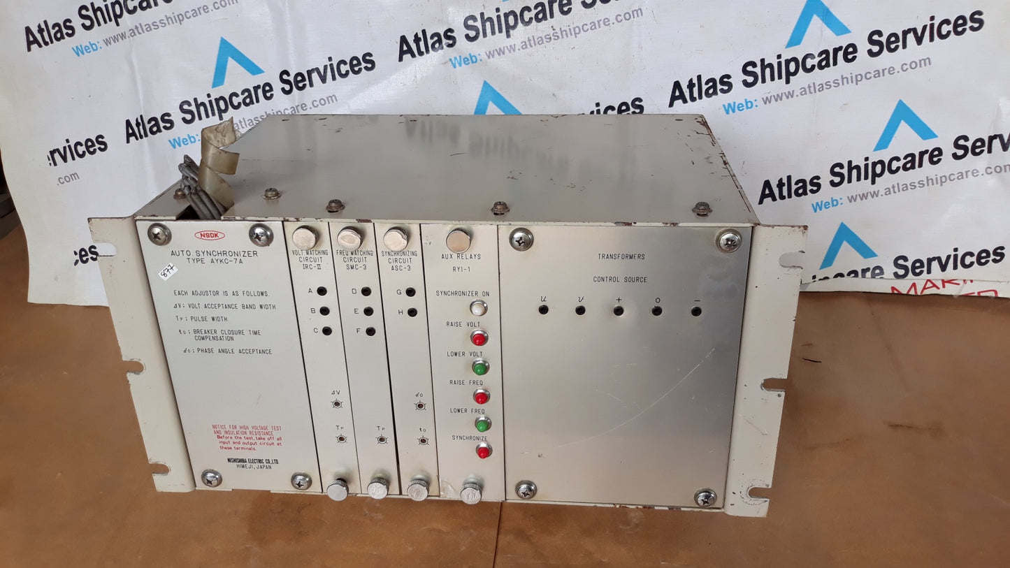 NISHISHIBA AYKC-7A AUTO SYNCHRONIZER PANEL