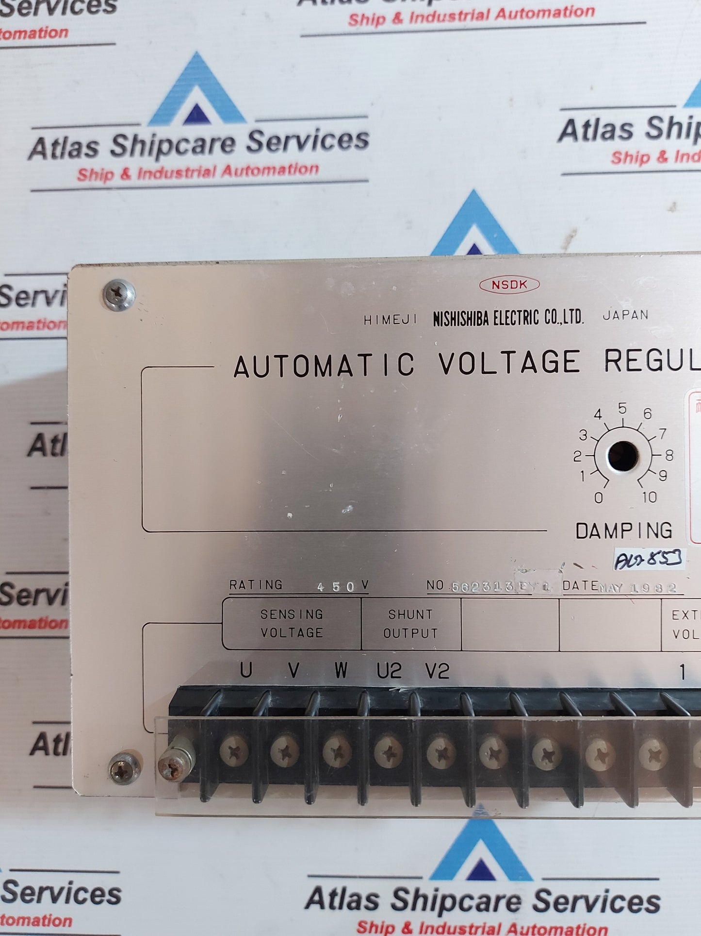 NISHISHIBA VZRAB-1S AUTOMATIC VOLTAGE REGULATOR