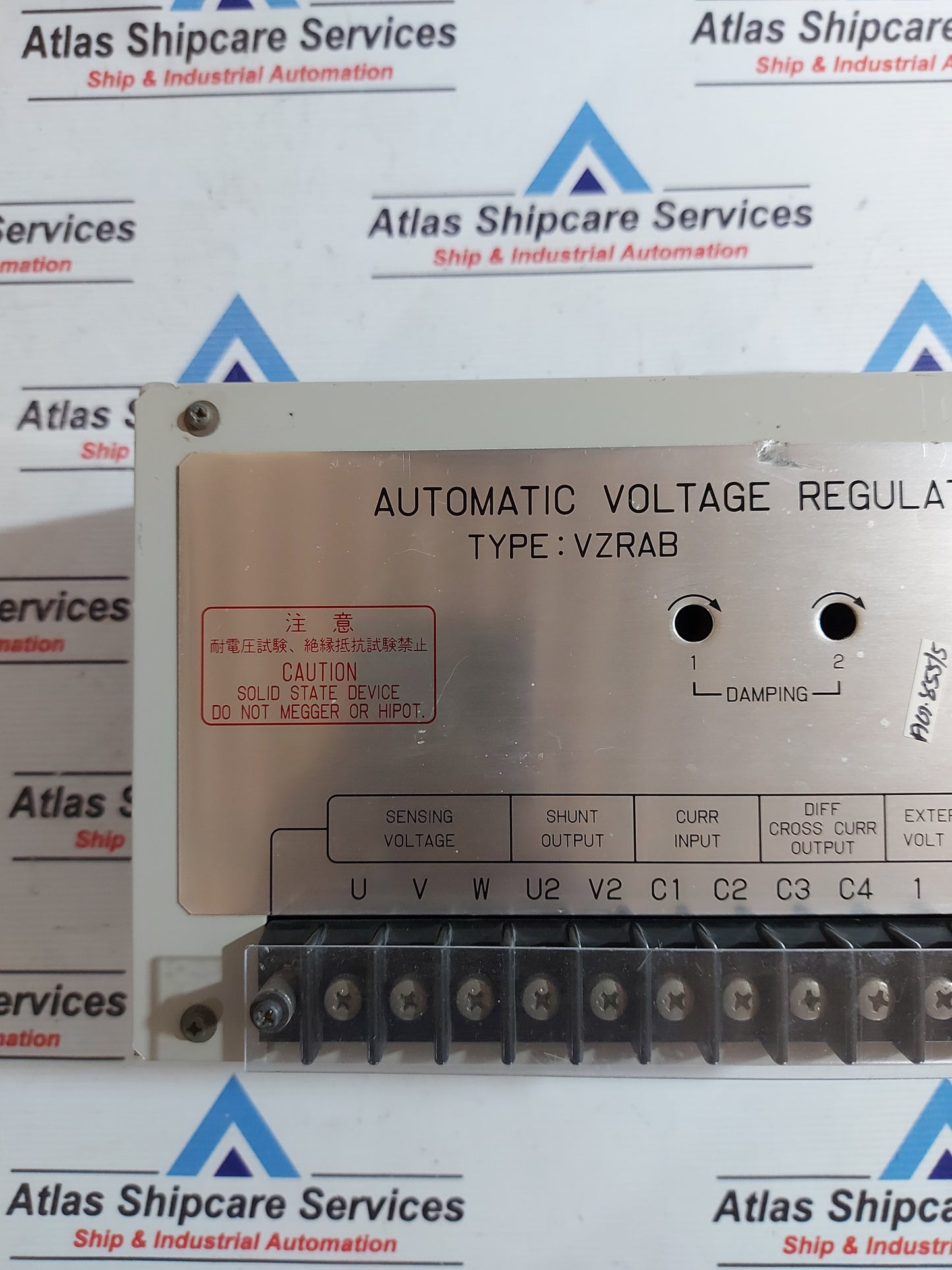 NISHISHIBA VZRAB-4A(P) AUTOMATIC VOLTAGE REGULATOR