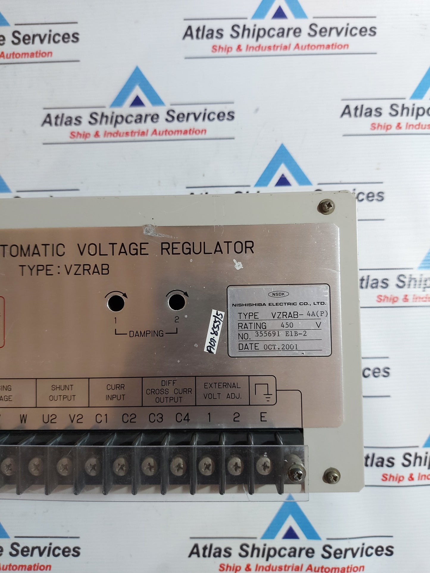 NISHISHIBA VZRAB-4A(P) AUTOMATIC VOLTAGE REGULATOR