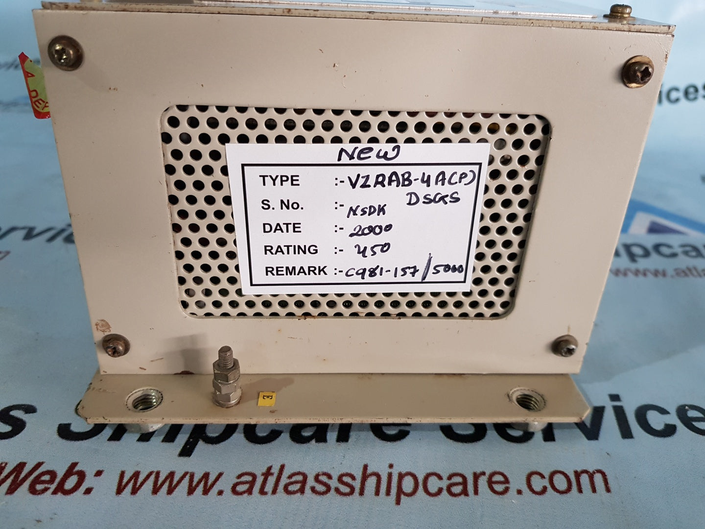 NISHISHIBA VZRAB-4A(P)DSGS AUTOMATIC VOLTAGE REGULATOR