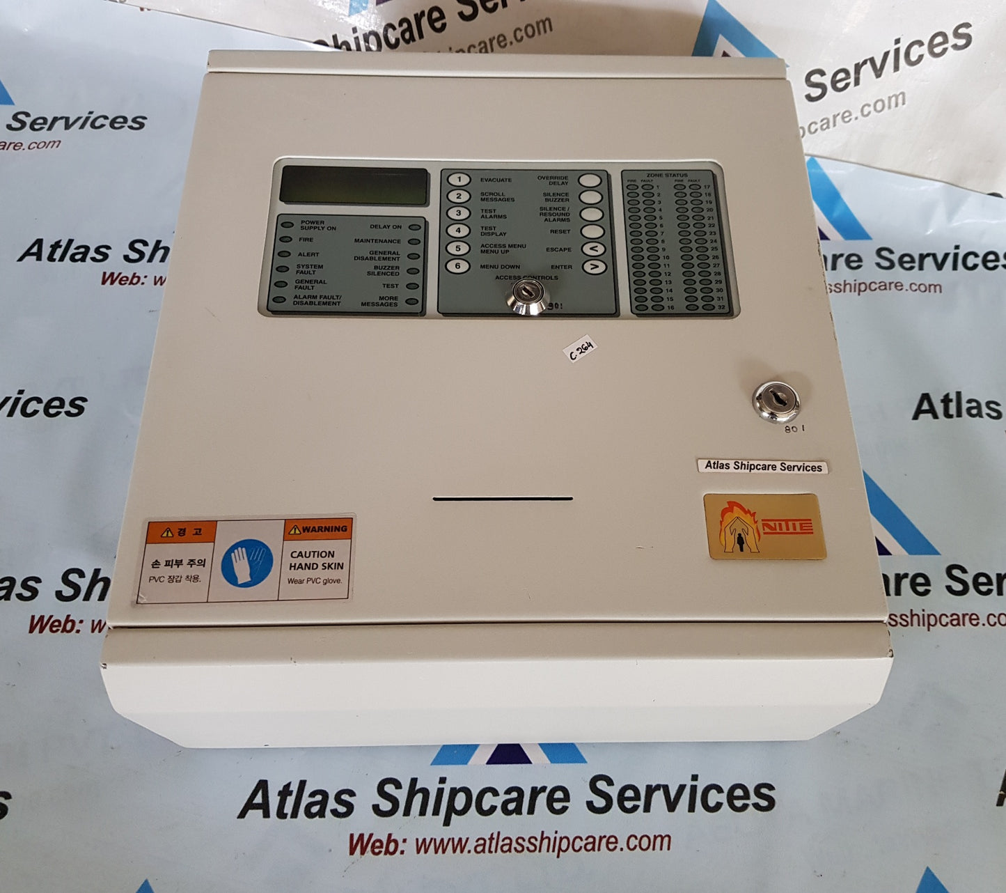 NITIE 09172 2 LOOP ANALOGUE FIRE ALARM PANEL