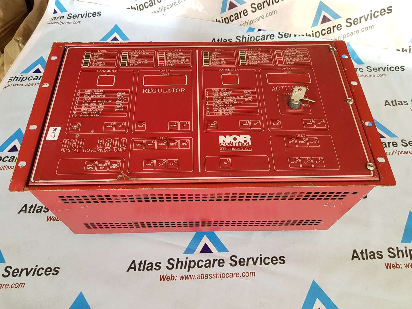 NORCONTROL AUTOMATION DIGITAL GOVERNOR UNIT 8800