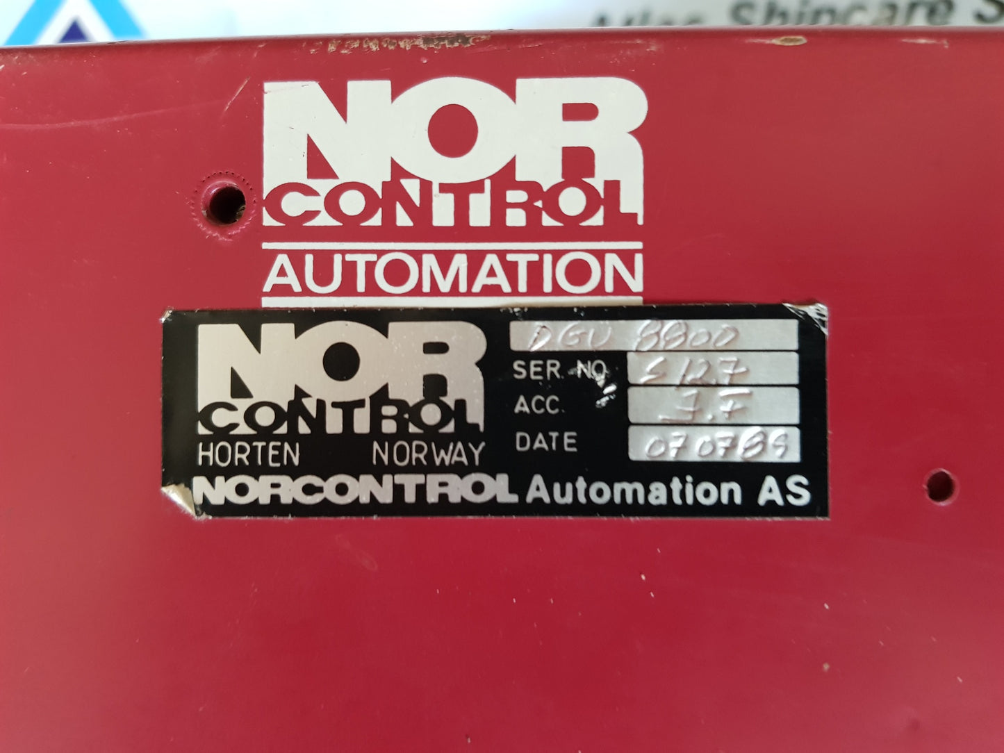 NORCONTROL AUTOMATION DIGITAL GOVERNOR UNIT 8800