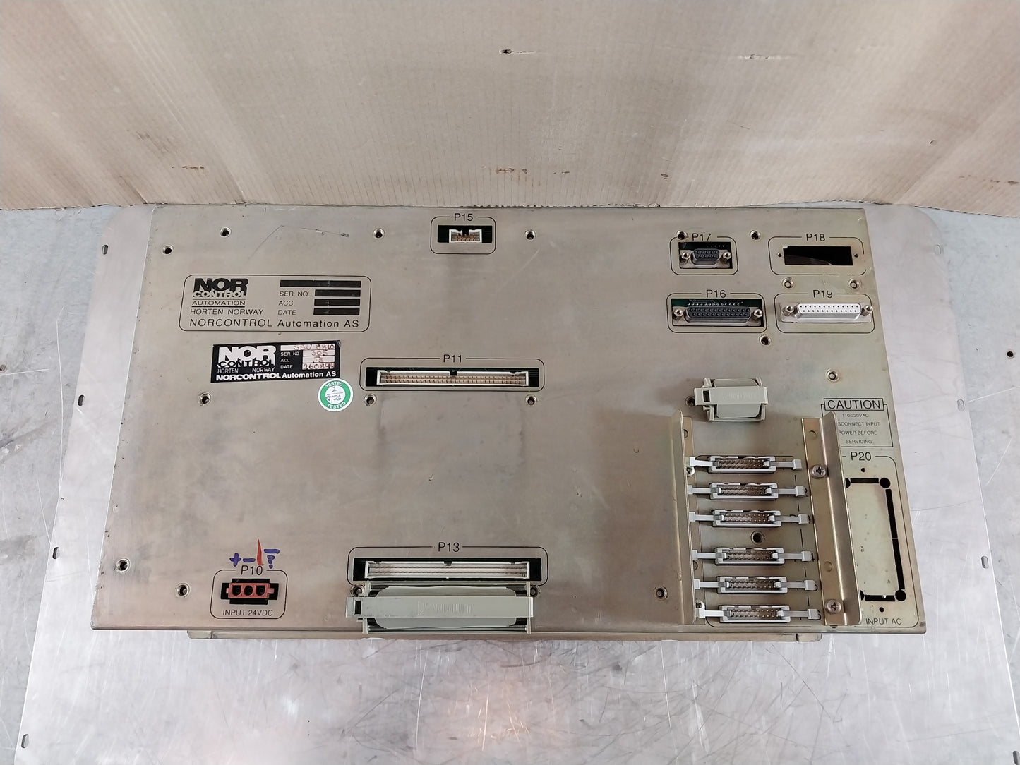 NORCONTROL AUTOMATION SSU 8810 SAFETY SYSTEM UNIT HA222179B INPUT-110/220VAC