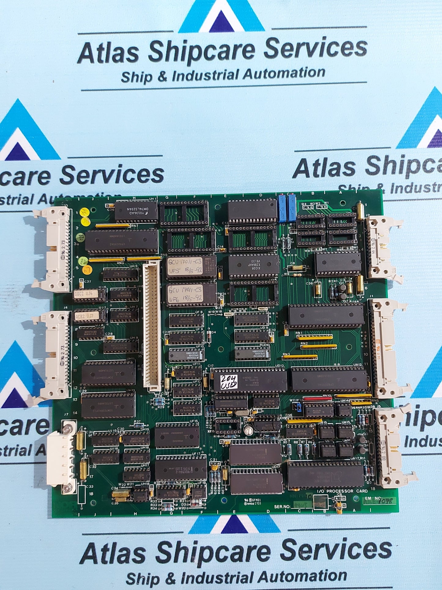 NORCONTROL NN-791.10 I/O PROCESSOR CARD HER100261I