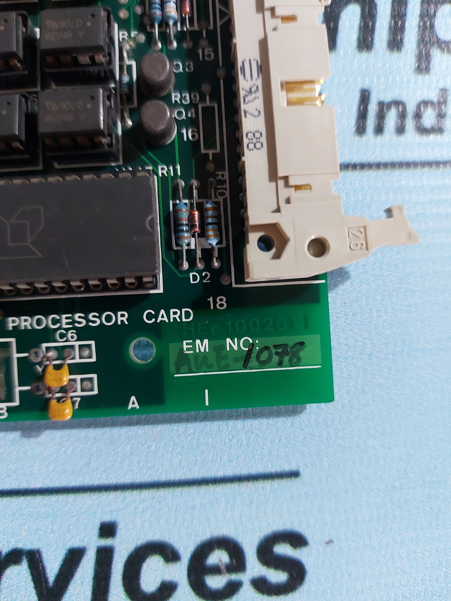 NORCONTROL NN-791.10 I/O PROCESSOR CARD HER100261I