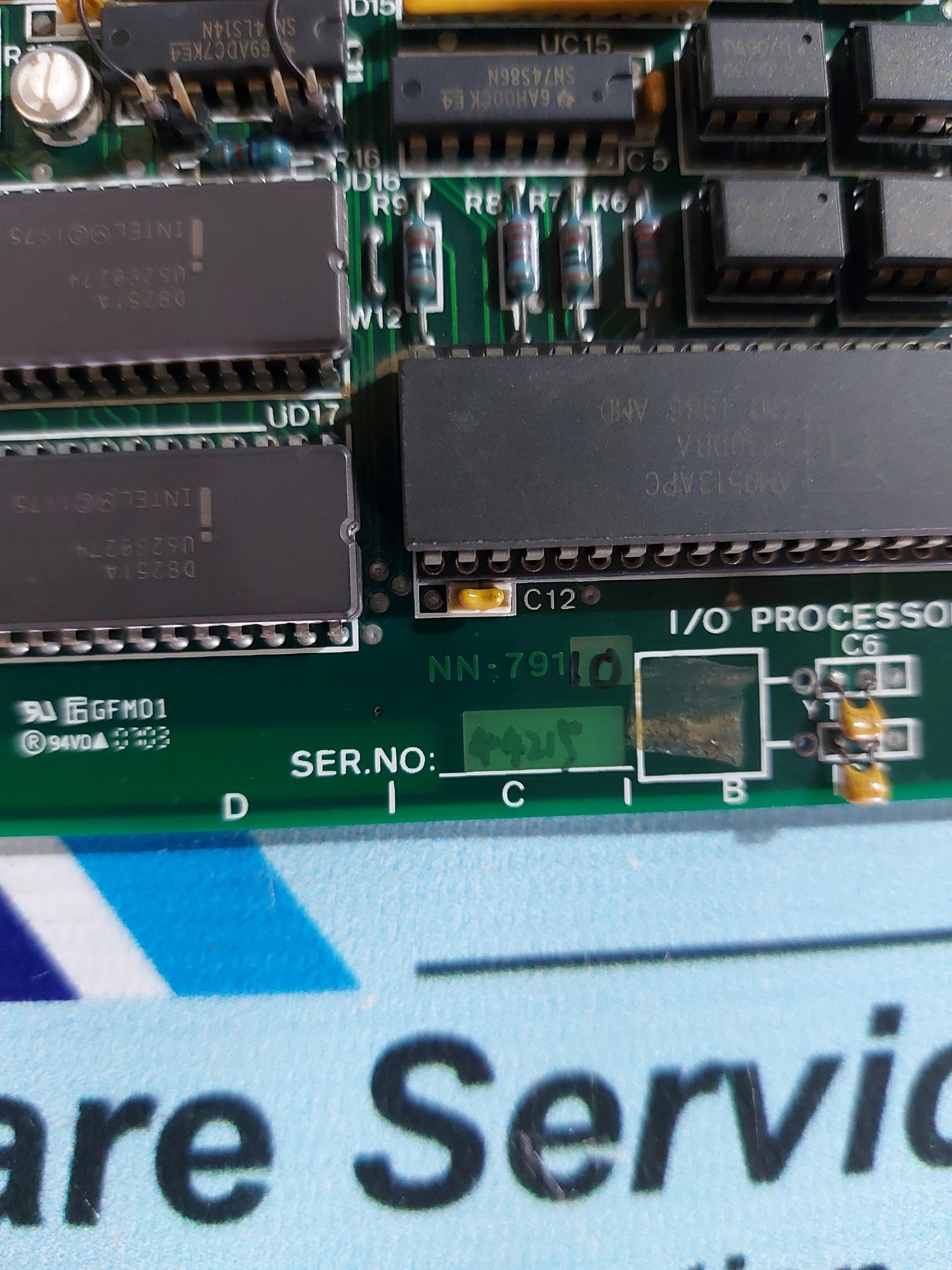 NORCONTROL NN-791.10 I/O PROCESSOR CARD HER100261I